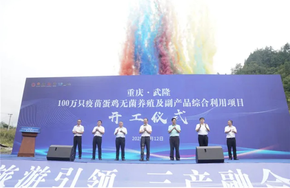 项目开工仪式现场。胡兵 摄